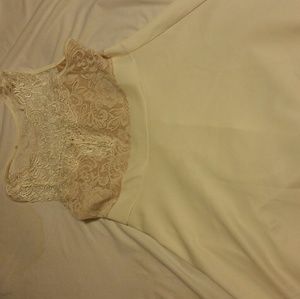 A ivory lacey dress!